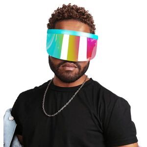 Tipsy Elves Sorbet Sunrise Visor Shades – Polarized Gradient Sunglasses NWT